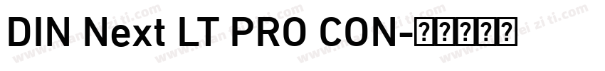 DIN Next LT PRO CON字体转换
